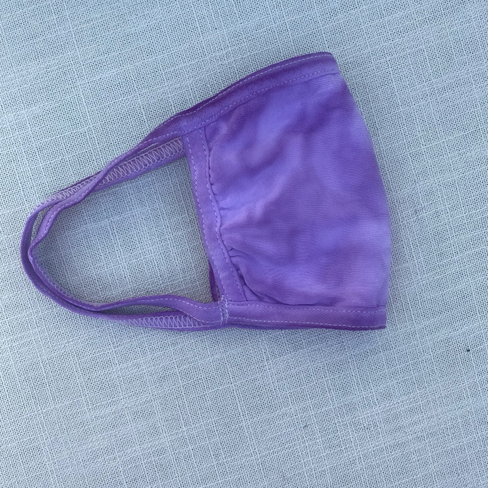 purple tie dye mask